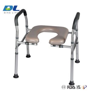 Adjusting the height of DL-2016LB aluminum toilet handrail