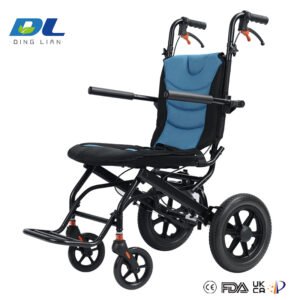 DL-7080A medical-grade wheelchair with reinforced frame for clinical and home mobility support