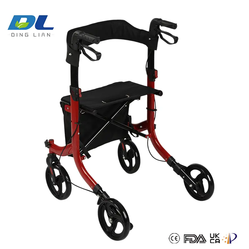Adjusting armrest height on DL-7078A four-wheeled vehicle