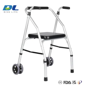 DL-7011E mobility walker with sturdy aluminum frame for daily walking assistance
