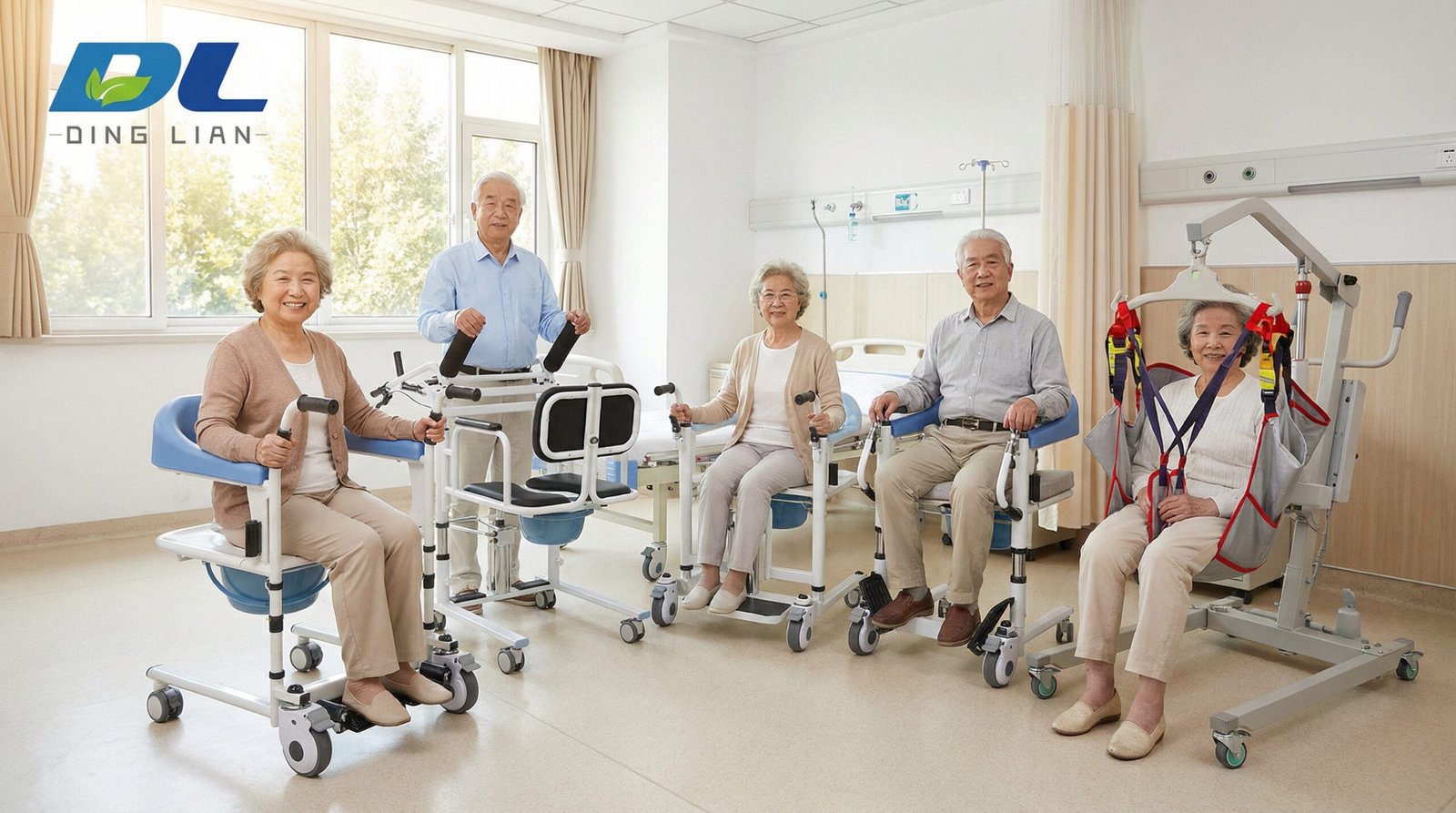 patient transfer equipment cleaned in care facilities